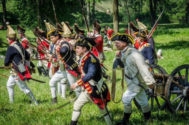 Reenactors at Yorktown (Credit: National Parks Service)
