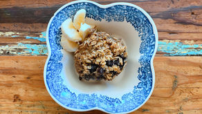 Baked Blueberry Oatmeal Cups