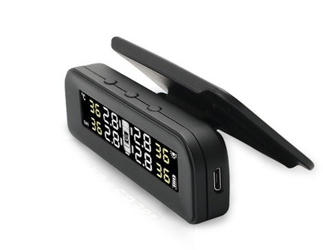 Digital Tire Pressure Monitor - Solar TPMS (One Unit)