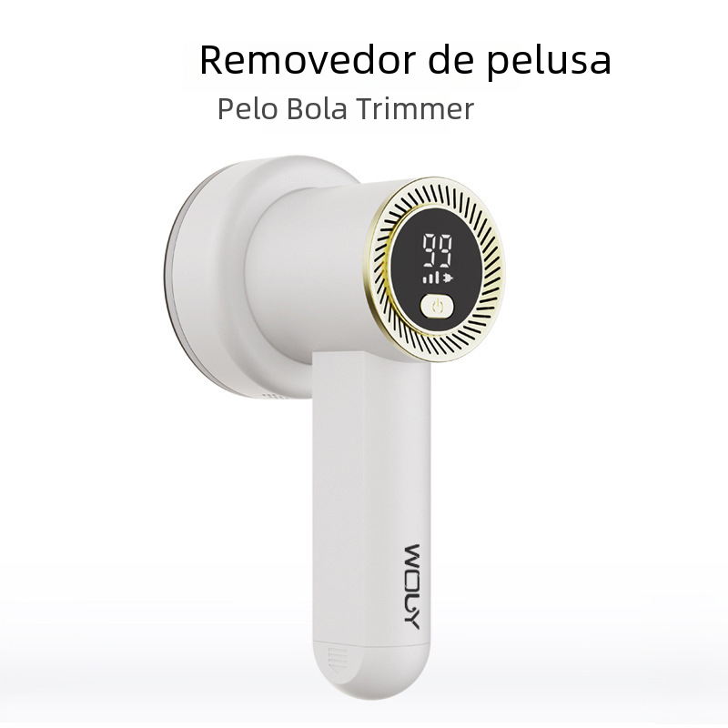 Rechargeable Fabric Shaver with LED Display for Home