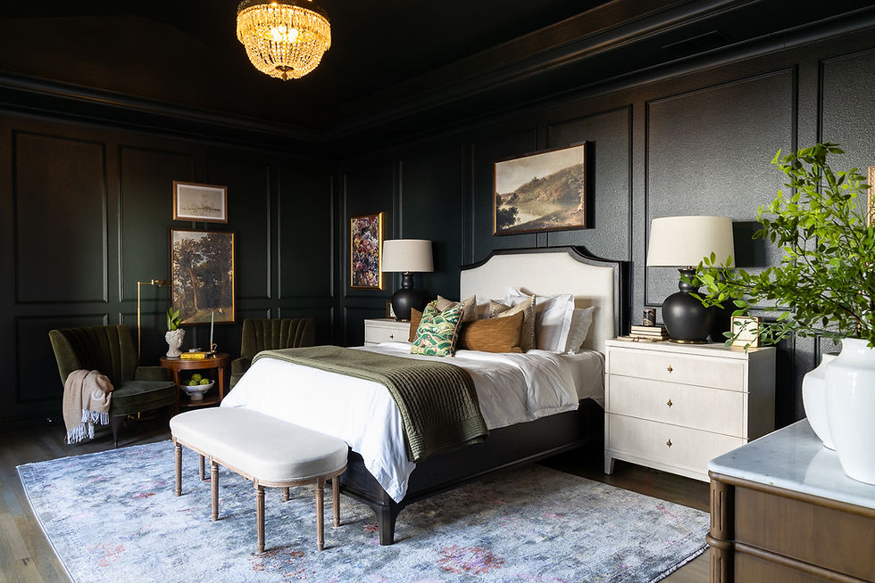 Tara Lenney Design Dallas Texas old money style bedroom