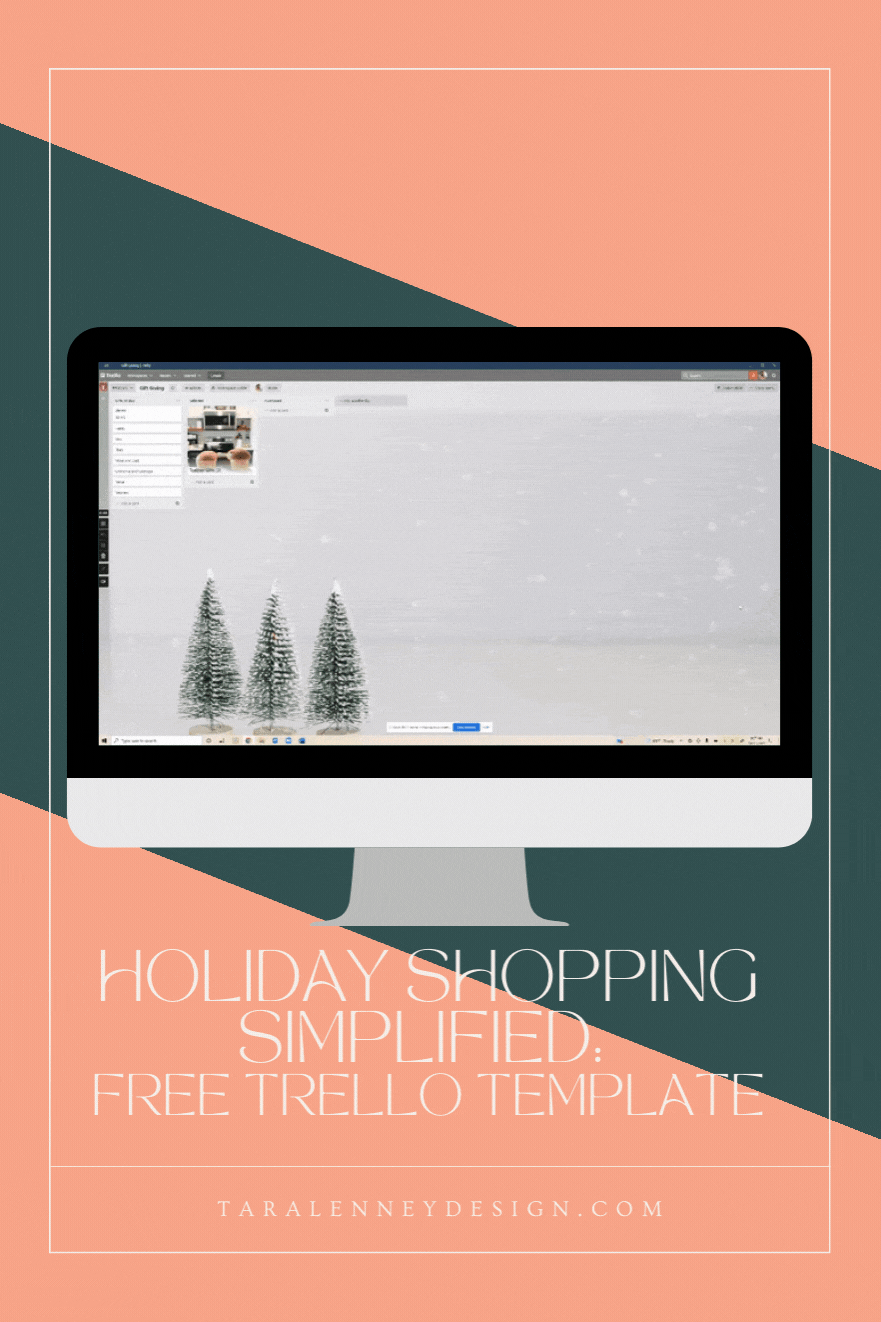 shopping list trello template