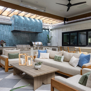 Tara Lenney Design reimagines a Dallas kitchen and courtyard with smart space planning for seamless indoor outdoor living.