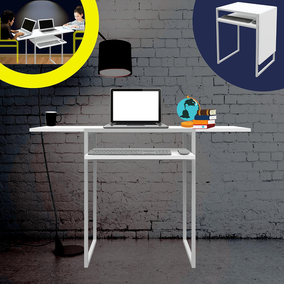 Thumbnail: 3-IN-1 COMPACT EXTENDABLE TABLE DESK
