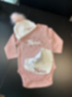 baby set romper met naam