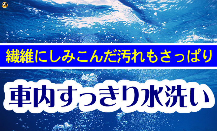 車内すっきり水洗い トータルリペアMAEDA工房