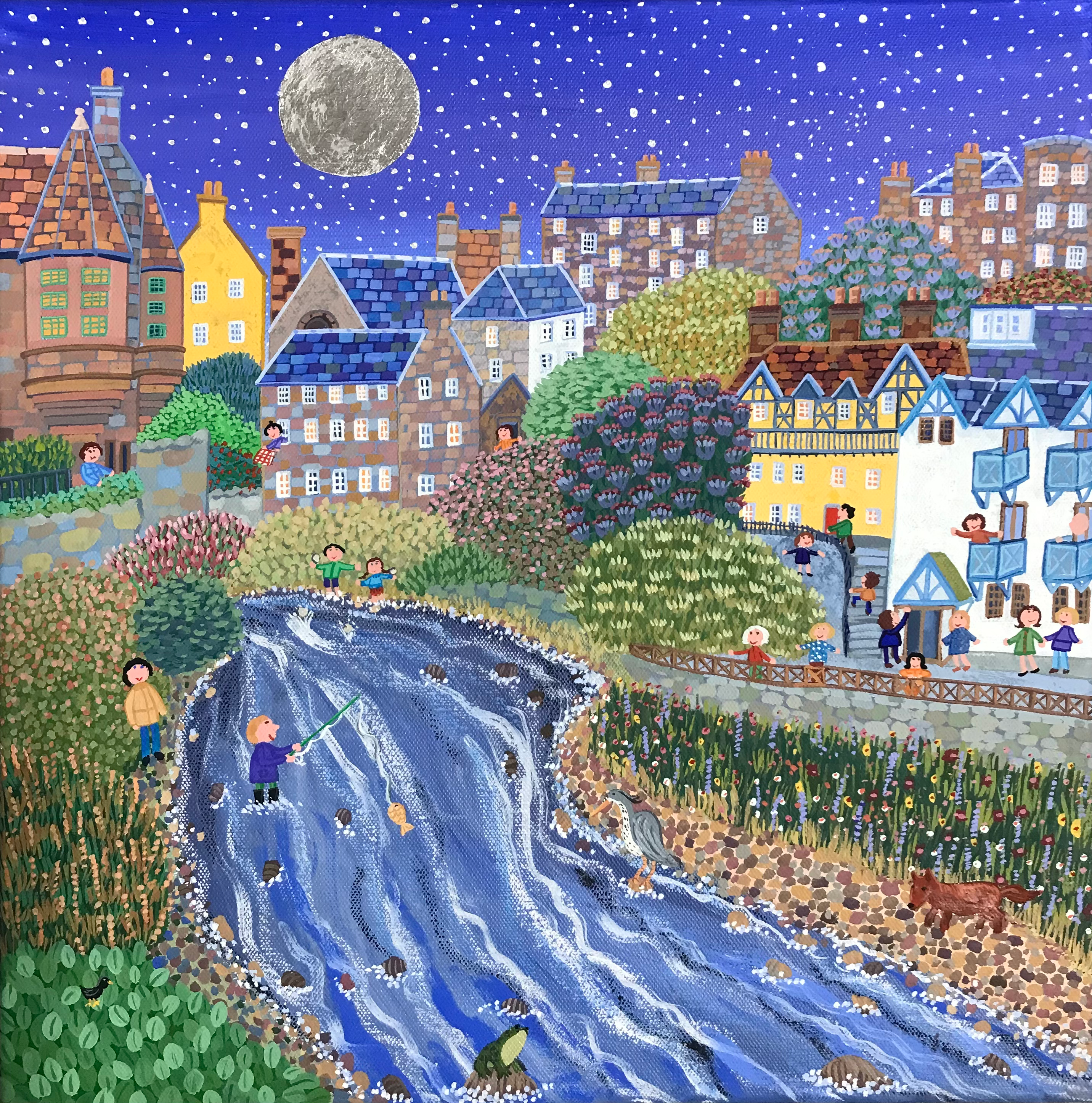 Summer’s Evening Dean Village Print