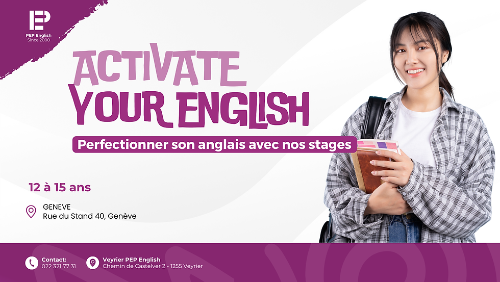 ACTIVATE YOUR ENGLISH (12-15 ans)