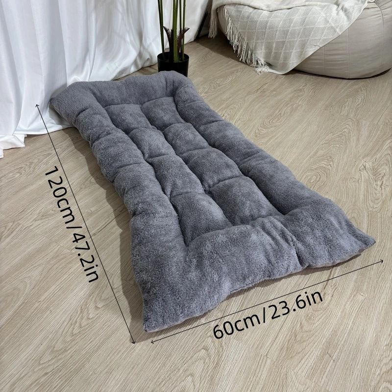 Thumbnail: Extra Large Plush Dog Bed Sofa Thickened Super Soft Polyester Pet Mat Dog Crate 