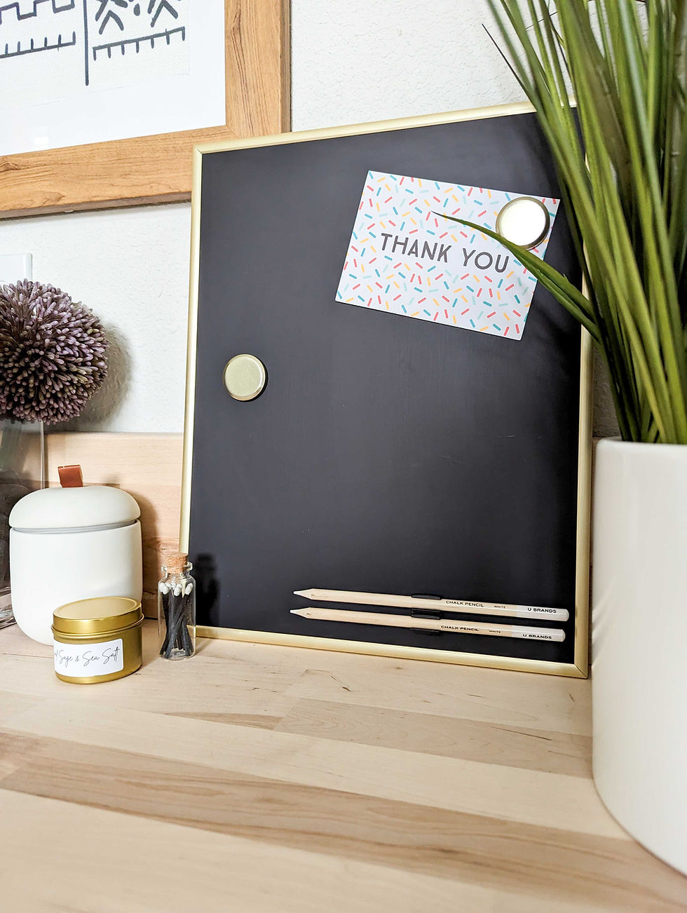 Thumbnail: Chalkboard with Gold Frame