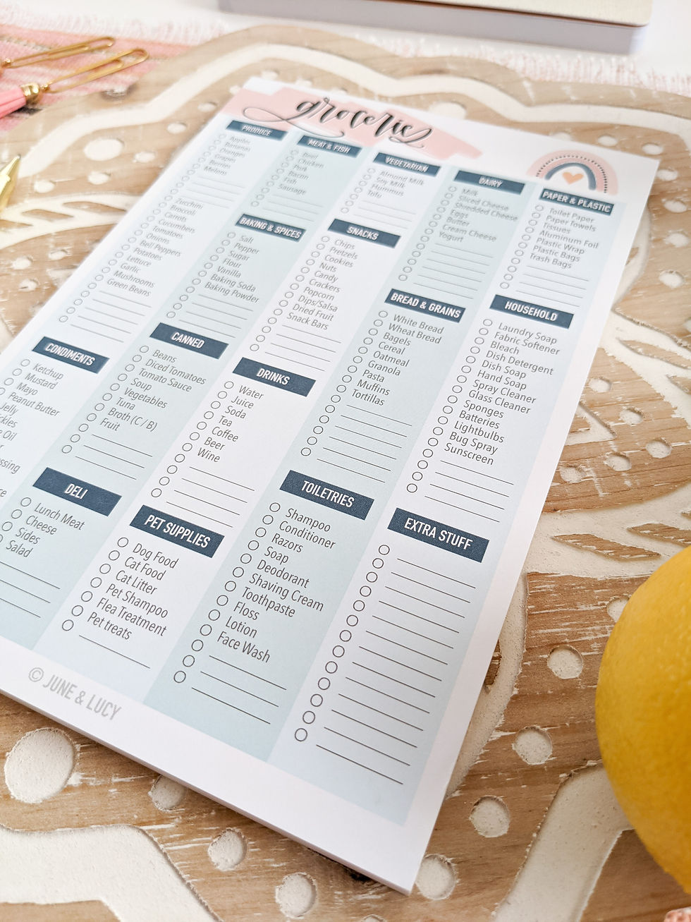 Thumbnail: Grocery List Notepad