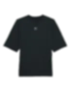 Produktbild: Boxy T-Shirt Central II (Biobaumwolle), schwarz, vordere Ansicht