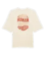 Produktbild: Boxy T-Shirt Coffee Person (Biobaumwolle), creme, hintere Ansicht