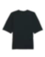 Produktbild: Boxy T-Shirt Central II (Biobaumwolle), schwarz, hintere Ansicht