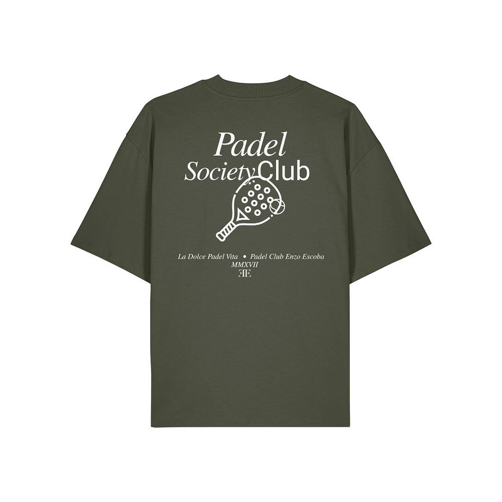 Miniaturbild: Unisex T-Shirt "EE La Dolce Padel Vita" (Bio-Baumwolle)