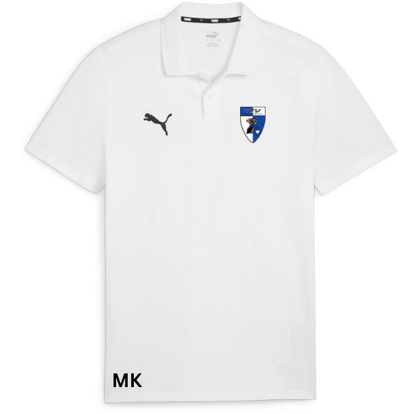 Ausgeh-Polo-Shirt WEISS inkl. Wappen / Initialen