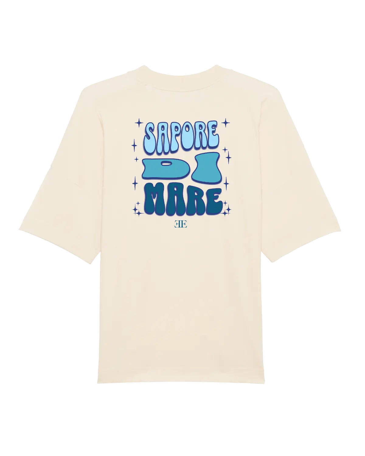 Produktbild: Boxy T-Shirt EE Mare (Biobaumwolle), hintere Ansicht, creme