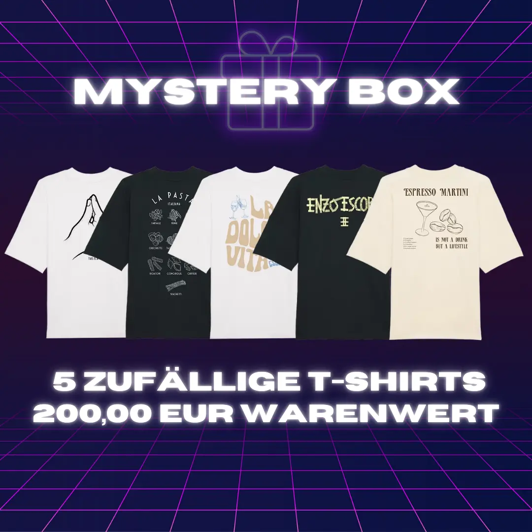 T-Shirt Mystery Box Wert 200€