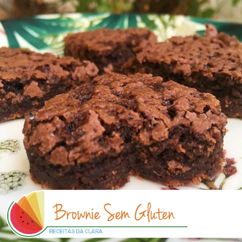 Brownie Sem Glúten e Sem Leite