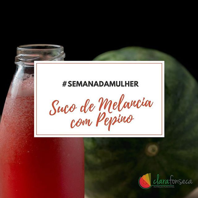 Suco de Melancia com Pepino Anti Inchaço
