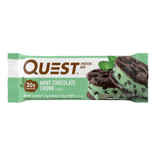 Quest Protein Bar (Mint Chocolate Chunk)
