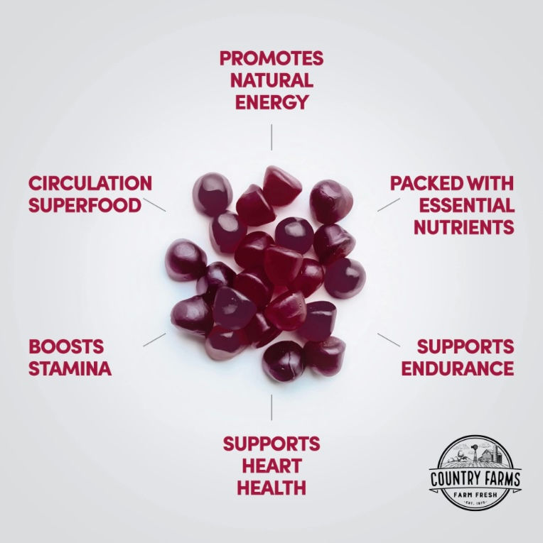 Thumbnail: Country Farms Bountiful Beets Gummies (60 Gummies)