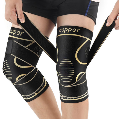 Copper Knee Braces with Straps