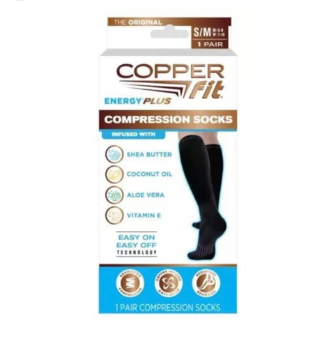 Copper Fit Energy Plus Compression Socks