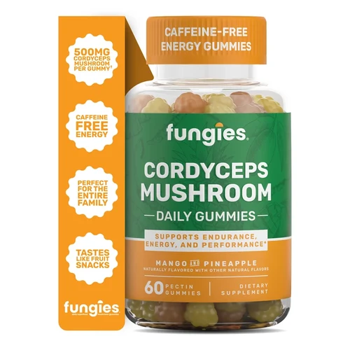 Fungies Cordyceps Mushroom Gummies (60 Gummies)