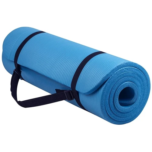 BalanceFrom Yoga Mat (12 MM Thick), Blue