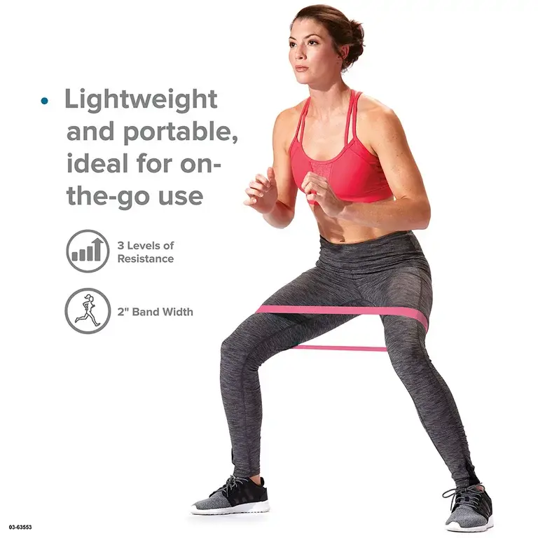 Thumbnail: Evolve by Gaiam Mini Loop Band Kit, 3 Pack of Resistance Bands