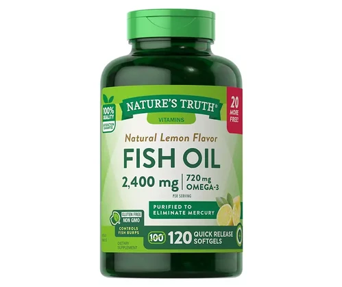 Nature’s Truth Omega 3 Fish Oil (120 Softgels)