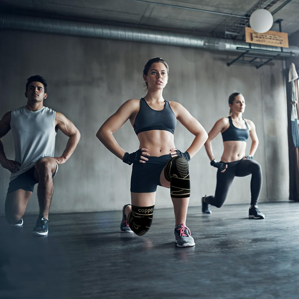 Thumbnail: Copper Knee Braces with Straps
