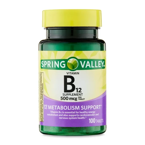 Spring Valley Vitamin B12 (100 Tablets)