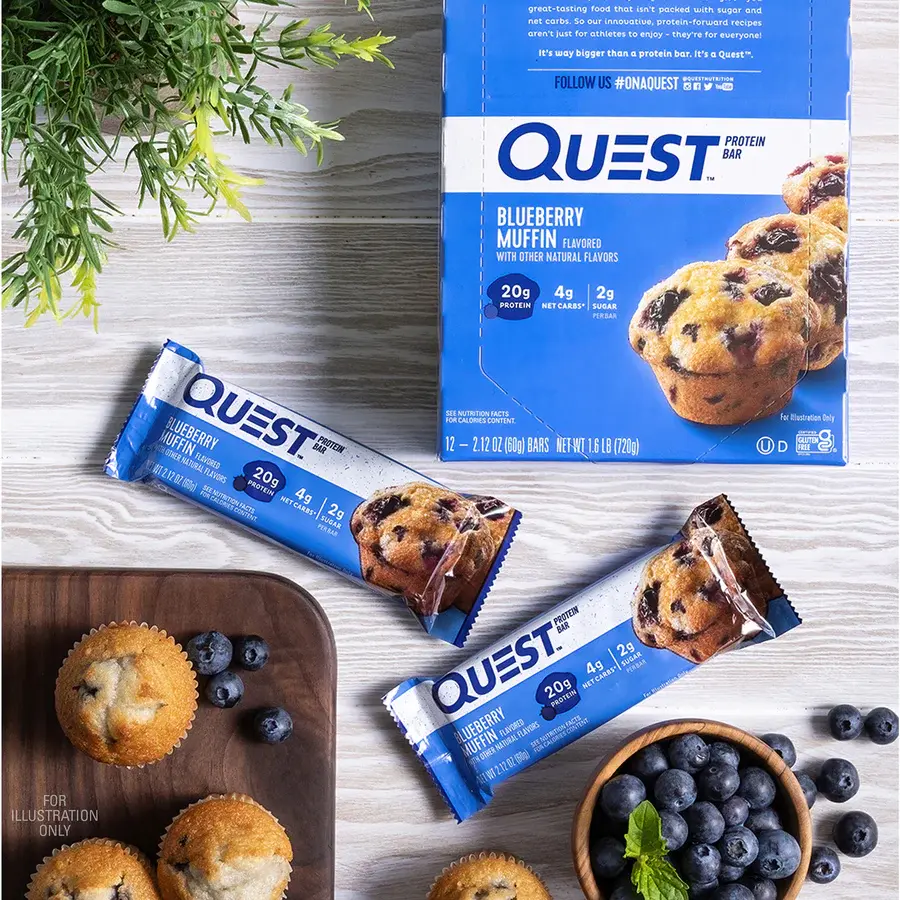 Thumbnail: Quest Protein Bar (Blueberry Muffin)