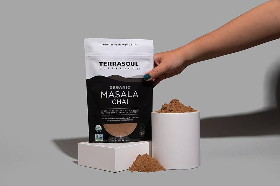 Thumbnail: Terrasoul Superfoods Organic Masala Chai (30 Servings)