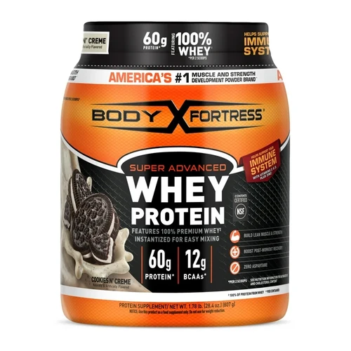 Body Fortress Super Advanced Whey Protein (1.78 LB), Cookies & Creme