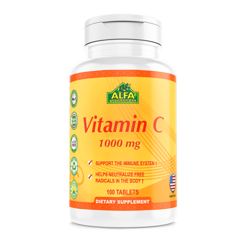 Alfa Vitamins Vitamin C (100 Tablets)