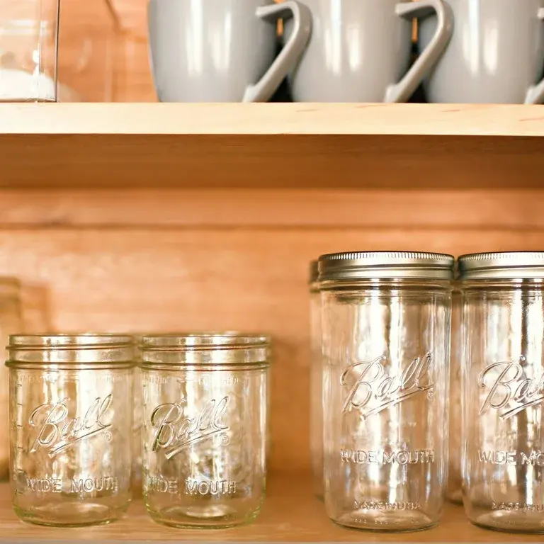 Thumbnail: Ball Glass Mason Jar (8 oz)