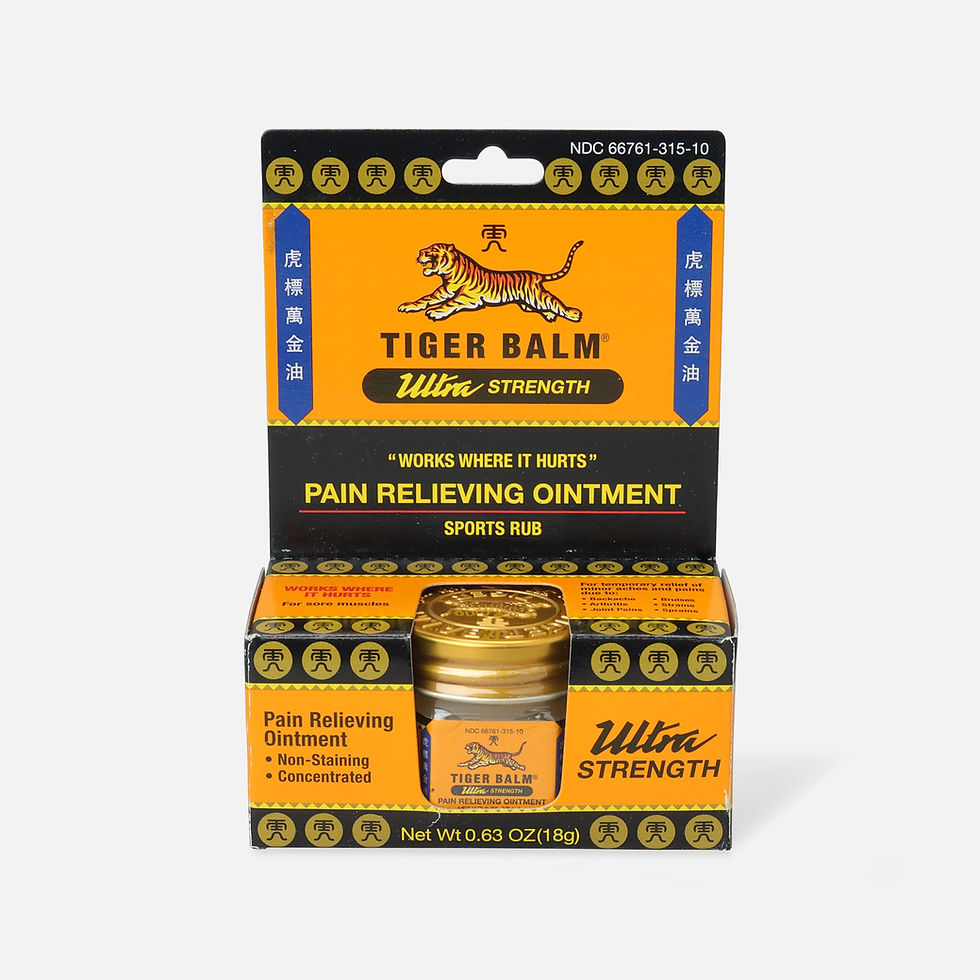 Thumbnail: Tiger Balm Ultra strong pain relief, 0.63 oz - Soothing ointment - Ultra strong 