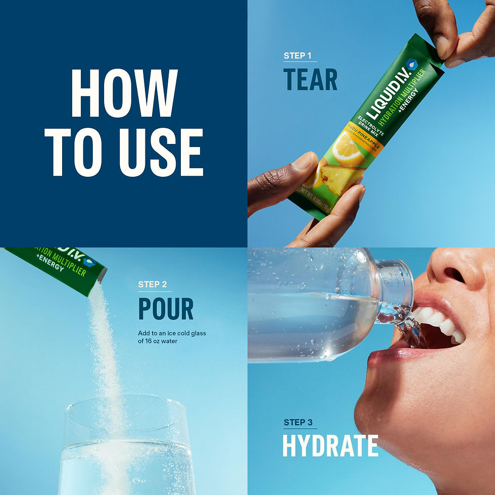 Thumbnail: Liquid I.V. Hydration Mulitiplier + Energy (Blackberry Peach)