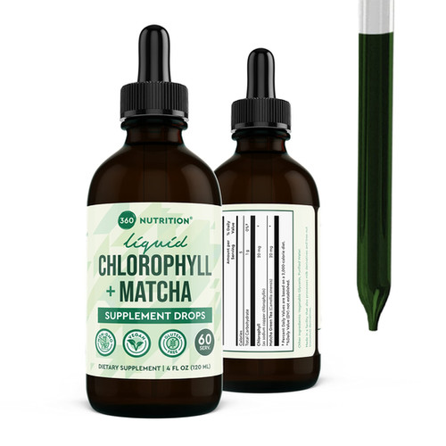 360 Nutrition Liquid Chlorophyll + Matcha (60 Servings)