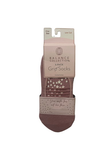 Balance Collection Grip Socks (3 Pack)