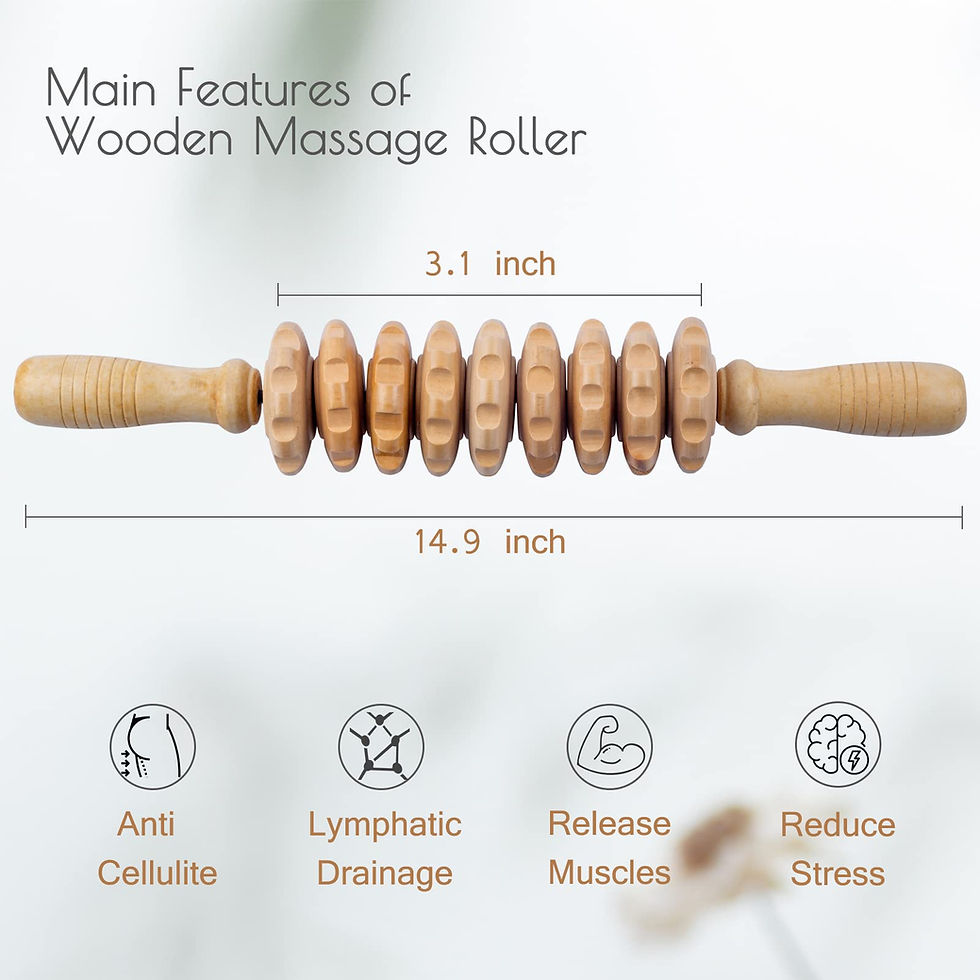 Thumbnail: Oak & Reed Wooden Massage Roller 