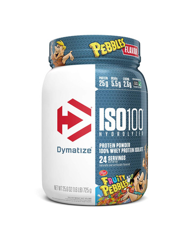 Dymatize ISO100 Hydrolyzed Whey Isolate Protein (1.6 LB), Fruity Pebbles