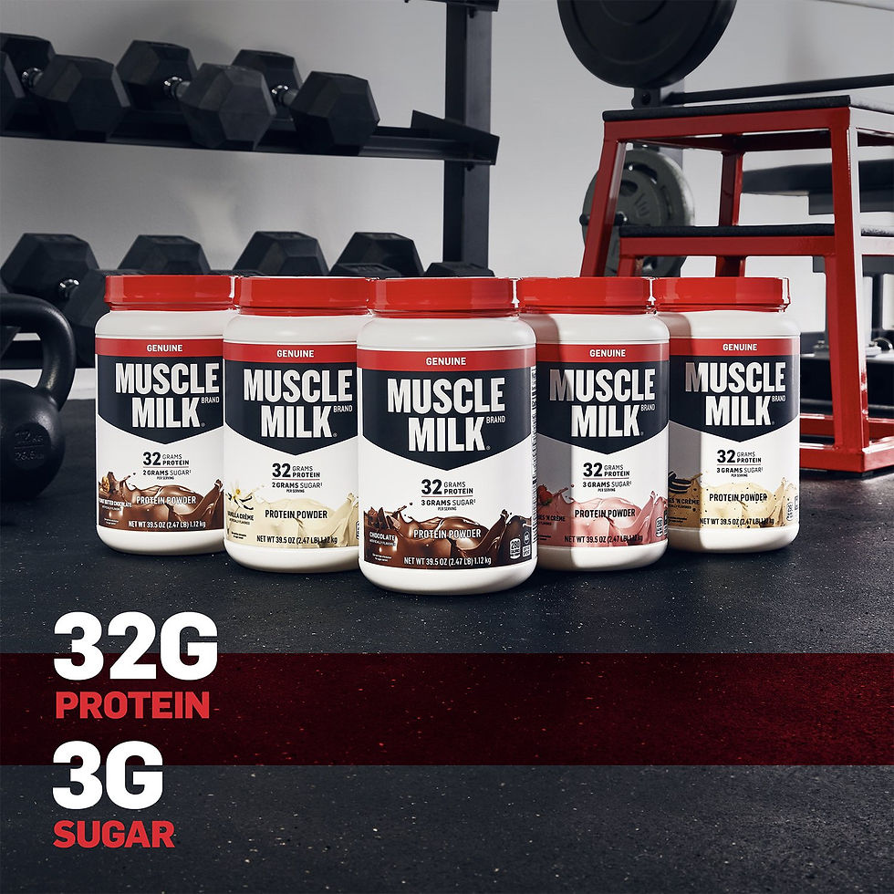 Thumbnail: Muscle Milk Genuine Protein Powder (4.94 LB), Chocolate 