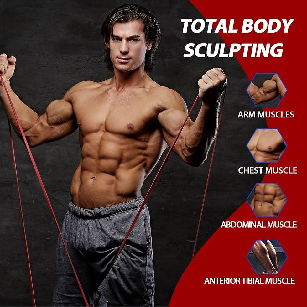 Thumbnail: LEEKEY Pull-Up Bands (Set of 4)