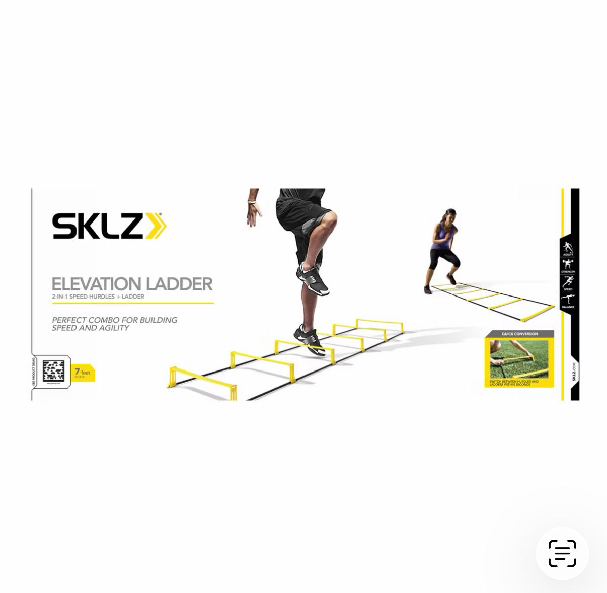 SKLZ Elevation 2-In-1 Speed Hurdles + Ladder