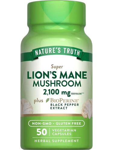 Nature’s Truth Lion’s Mane Mushroom (50 Capsules)