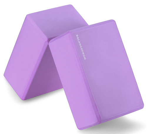 BalanceFrom GoYoga Yoga Blocks (Purple)